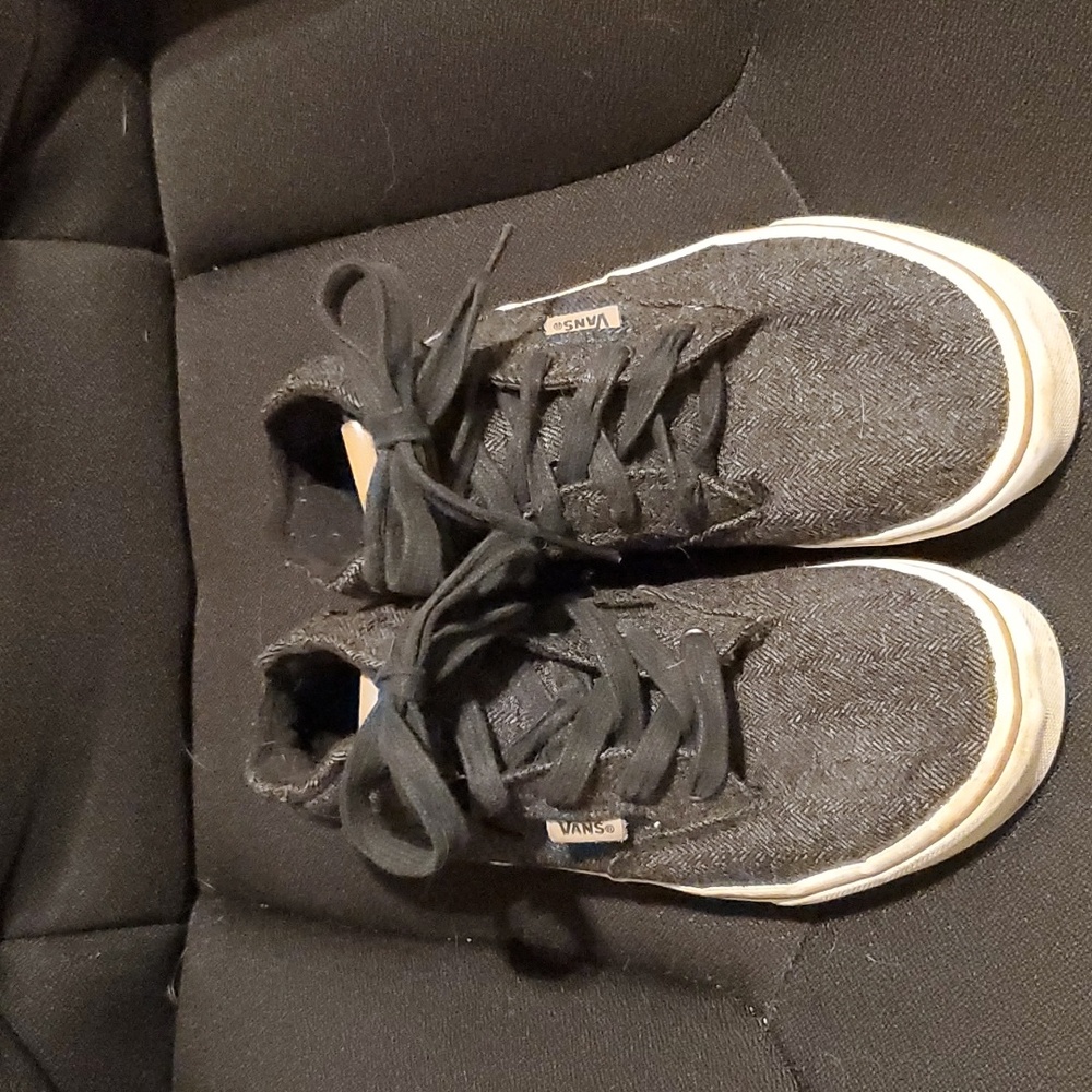 Van's size 3Y high top sneakers gray